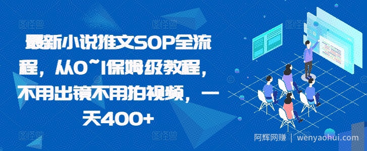 最新小说推文SOP全流程，从0~1保姆级教程，不用出镜不用拍视频，一天400+