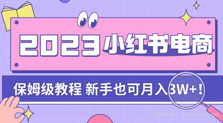 阿本小红书电商陪跑营4.0，带大家从0到1把小红书做起来