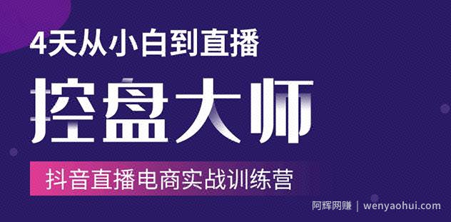 抖音直播电商实战训练营：4天从小白到直播操盘大师，单场直播破百万