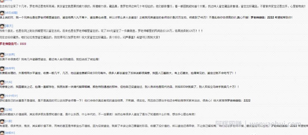 冷门暴利纯蓝海虚拟项目：线上古玩鉴定，全程复盘实操大解析！