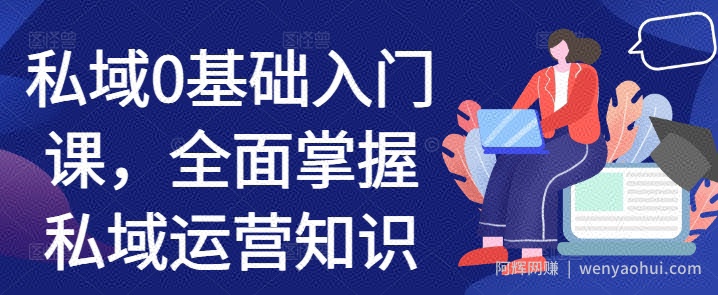 私域0基础入门课，全面掌握私域运营知识