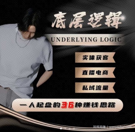 一个人起盘的底层逻辑，私域流量-直播电商-实体获客，一人起盘的36种賺米思路