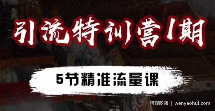 卓凡引流特训营1期:全网精准引流布局，免费引流秘籍，让你流量倍增