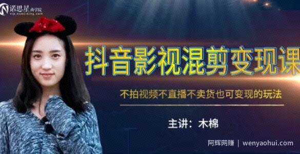 抖音影视混剪变现课，不怕视频，不直播，不卖货，月入3W的变现方式（附素材）