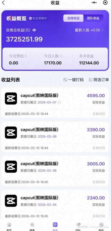 海外TikTok剪映cupcut拉新，市场广阔，潜力巨大，月入1w+，适合TK创作者的新机会