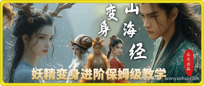 云天AI山海经变身视频教程，妖精变身进阶保姆级教学