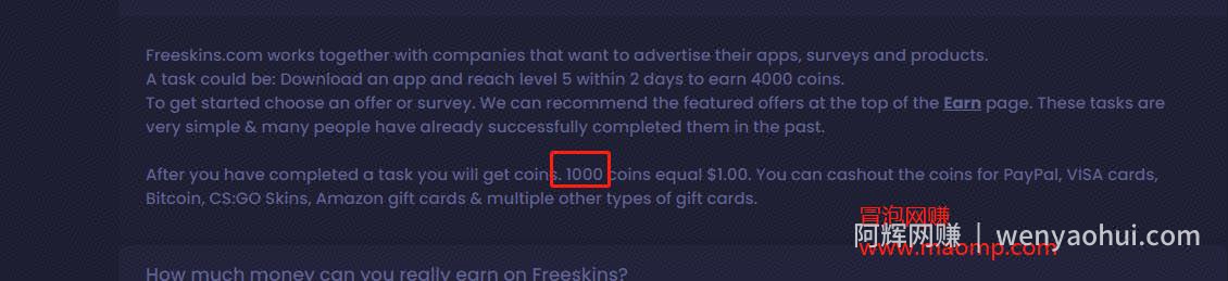 国外网创：每月保底美元1000+，FREESKINS多渠道賺米攻略