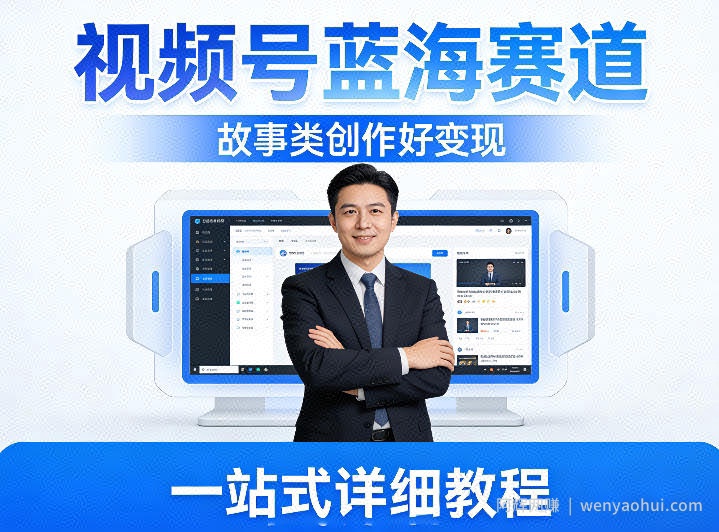 视频号蓝海赛道，故事类创作好变现，一站式详细教程