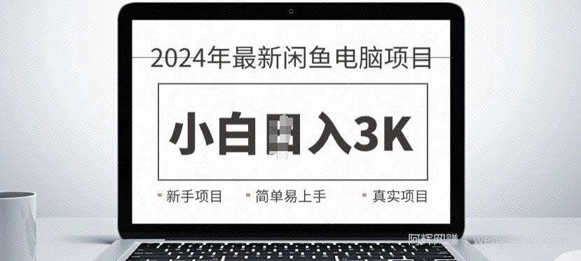2024最新闲鱼电脑项目，动手就能吃肉的好项目