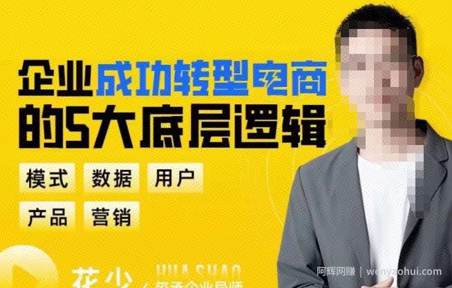 企业成功转型电商的5大底层逻辑，从模式、数据、用户、产品、营销5大板块，助你高效转型电商赛道