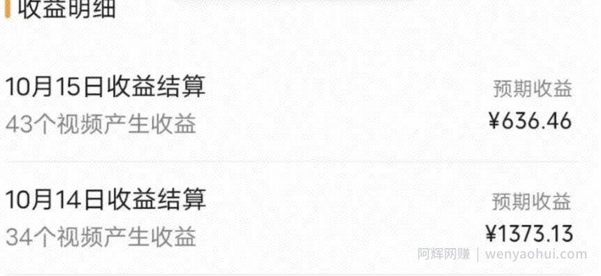 我这朋友傻瓜式搬运视频号，1天30分钟收益1373.13？