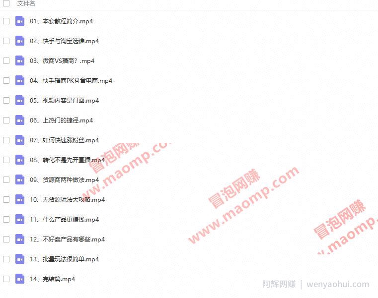蟹老板2019年全网最新快手播商带货视频教程
