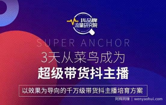 3天从高菜鸟成为超级带货抖主播，以效果为导向的千万级带货抖主播培育方案