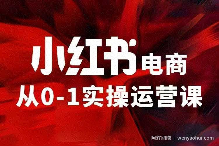 小红书电商运营，97节小红书vip内部课，带你实现小红书賺米
