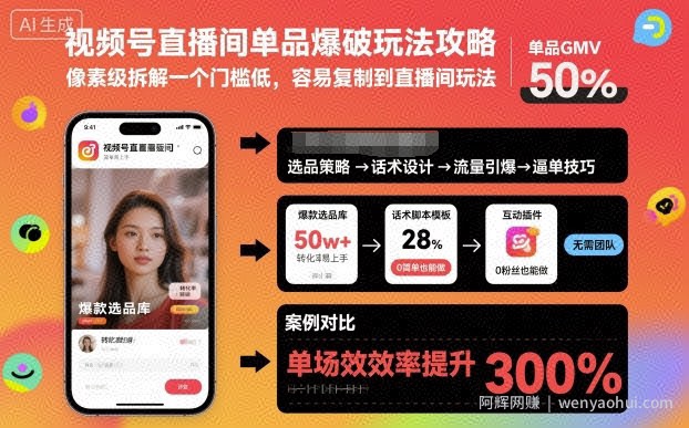 视频号直播间单品爆破玩法攻略，像素级拆解一个门槛低，容易复制到直播间玩法