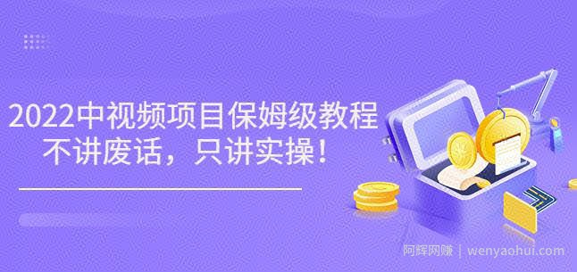 小淘7月收费项目《2022玩赚中视频保姆级教程》不讲废话，只讲实操（10节课)