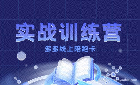 多多实战训练营，从0到1打造一个真正賺米的店铺