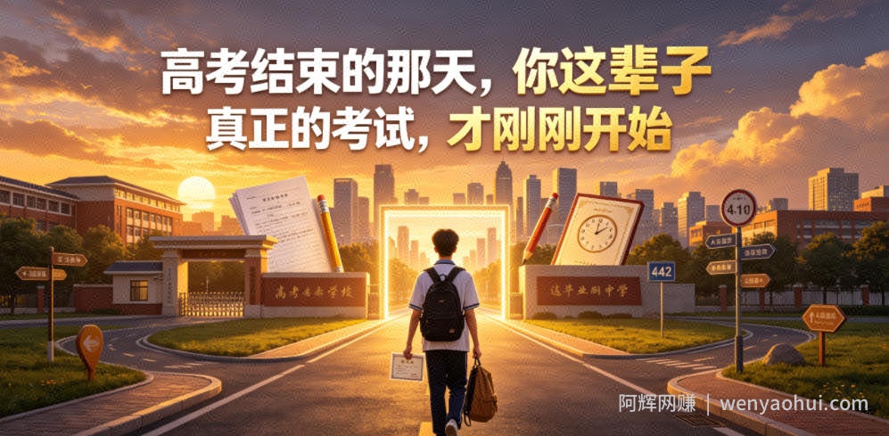 付费文章：高考结束的那天，你这辈子真正的考试，才刚刚开始