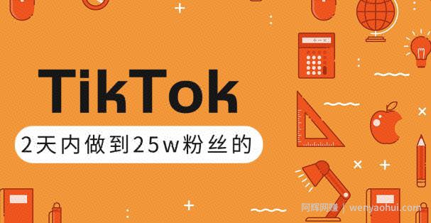TikTok打造成权重高的热门优质账号，我是如何在12天内做到25w粉丝的（视频+文档）
