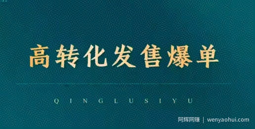 高转化发售爆单，引爆私域成交，打破运营全链