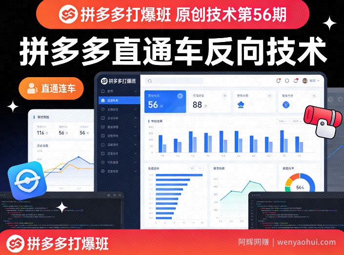 《拼多多打爆班》原创技术第56期，拼多多直通车反向技术