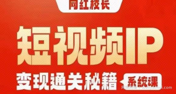 网红校长短视频IP变现通关秘籍｜系统课，产品篇，短视频篇，商业篇，私域篇，直播篇