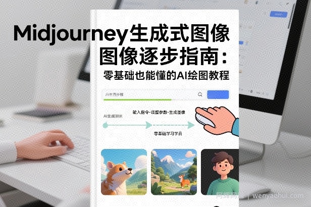 Midjourney生成式图像逐步指南：零基础也能懂的AI绘图教程