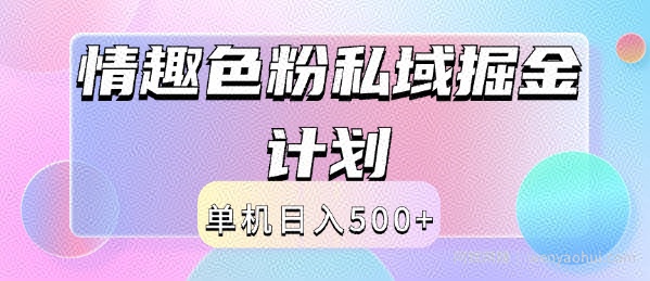 2024情趣色粉私域掘金天花板日入500+后端自动化掘金