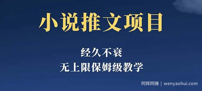 经久不衰的小说推文项目，单号月5-8k，保姆级教程，纯小白都能操作