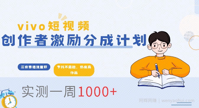 vivo短视频全新玩法,不会被查的ai三农赛道,日入2张