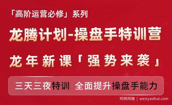 亚马逊高阶运营必修系列，龙腾计划-操盘手特训营，三天三夜特训 全面提升操盘手能力