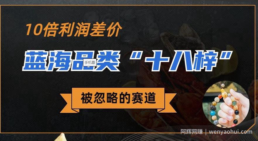 被忽略的蓝海品类“十八籽”，10倍的利润差价，同行一天几十单【揭秘】