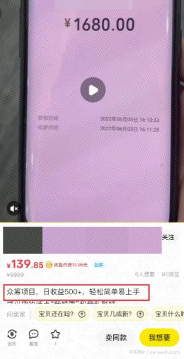 揭秘公益众筹项目，日赚千元。