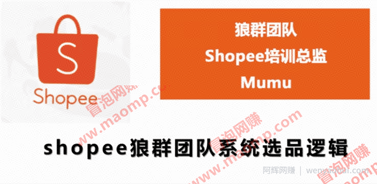 shopee狼群团队：shopee虾皮全套课程（附全套软件）