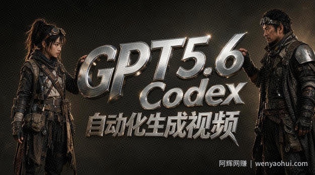 GPT5.6+Codex自动化生成视频全流程实战，从提示词设计、角色设定、封面海报，到视频生成思路与自动化工作流
