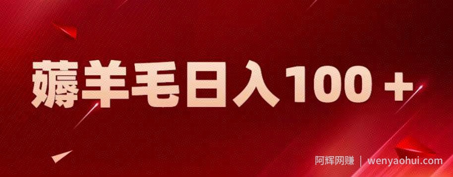 新平台零撸薅羊毛，一天躺赚100＋，无脑复制粘贴【揭秘】
