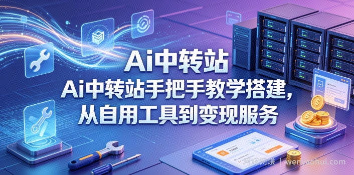 Ai中转站手把手教学搭建，从自用工具到变现服务