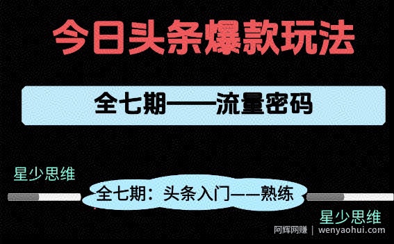 头条系列全七期项目拆解，全是干货，新手从0-1必经过程，99的人会踩的坑