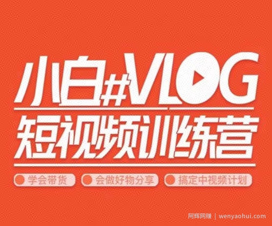 小呆说视--小白VLOG短视频训练营，学会带货、好物、直播、中视频