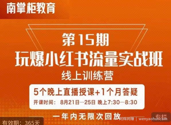 辛言玩爆小红书流量实战班，小红书种草是内容营销的重要流量入口
