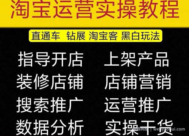 2023淘宝开店教程0基础到高级全套视频网店电商运营培训教学课程（2月更新）