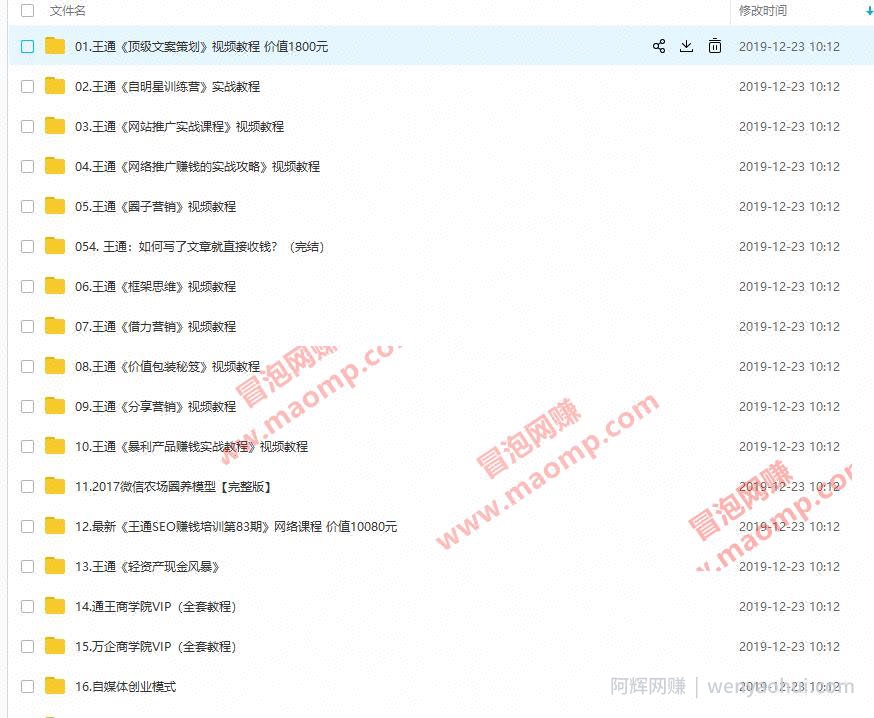 王通賺米全套教程（賺米项目/SEO/裂变引流/文案/营销）