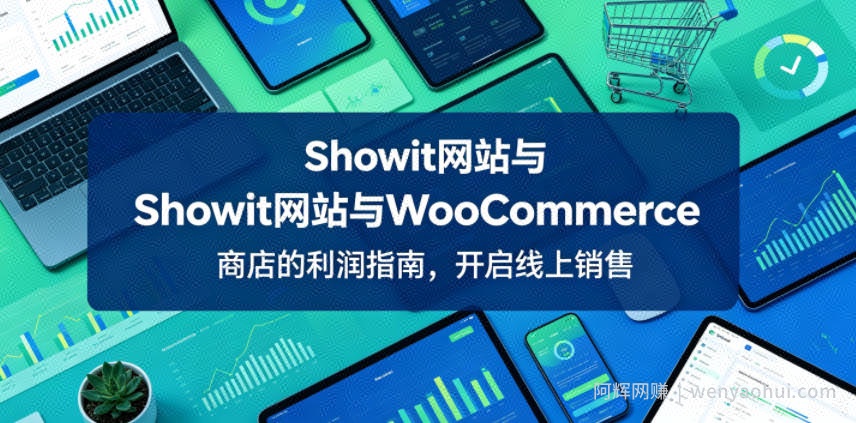 Showit网站与WooCommerce商店的利润指南，开启线上销售【原创双语字幕】