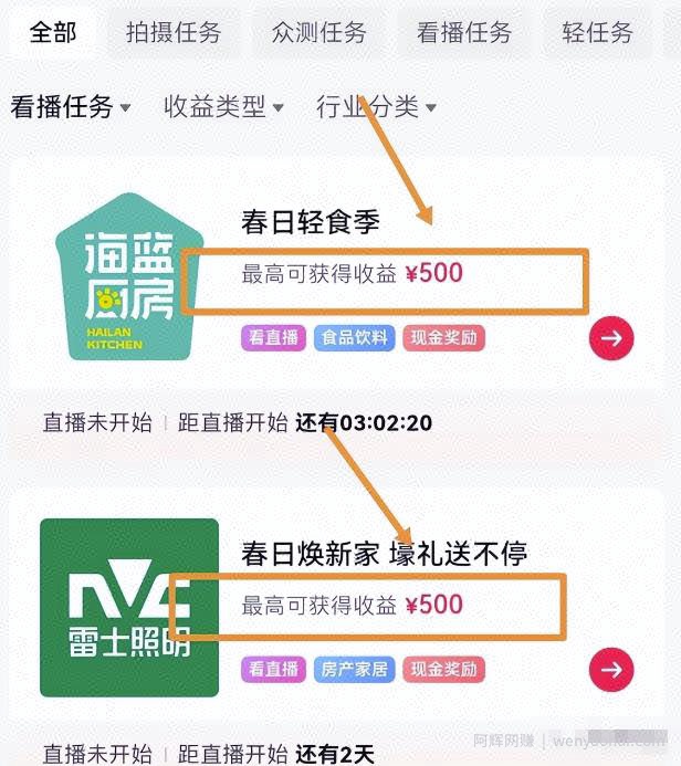看直播也能赚收益，拆解看播项目