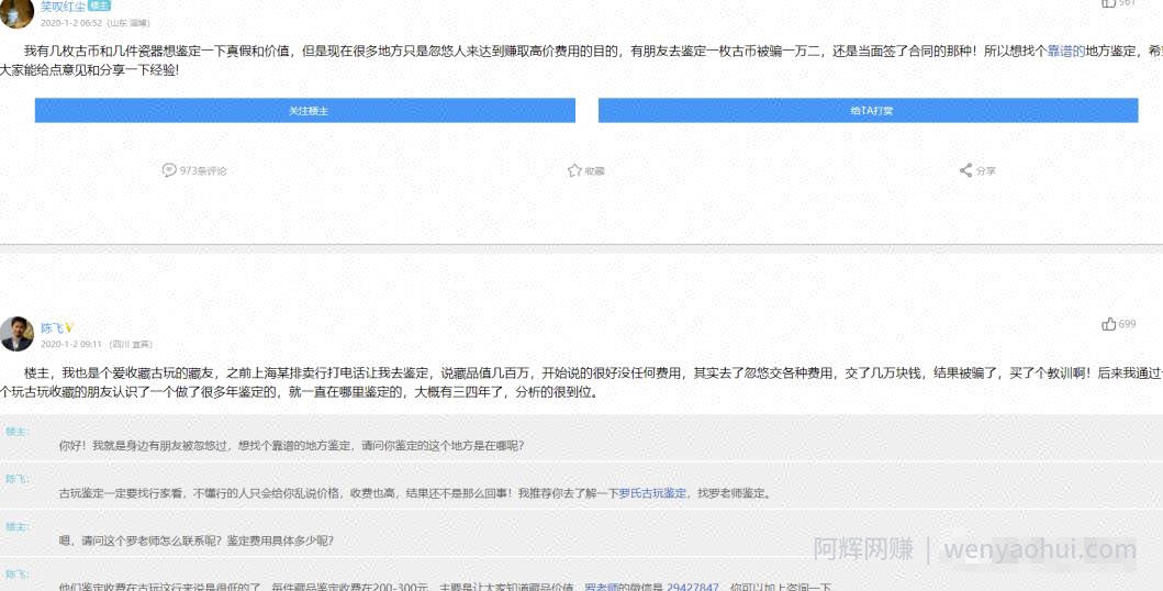 冷门暴利纯蓝海虚拟项目：线上古玩鉴定，全程复盘实操大解析！