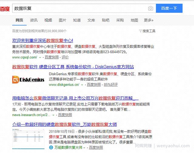 怎么在网上賺米？数据恢复项目是不错的选择