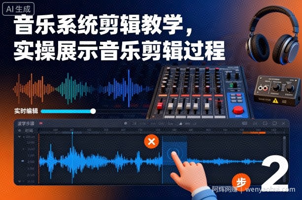 音乐系统剪辑教学，实操展示音乐剪辑过程