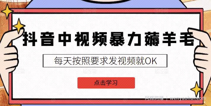 2022抖音中视频暴力薅羊毛白嫖项目：新号每天20块，老号几天几百块，可多号