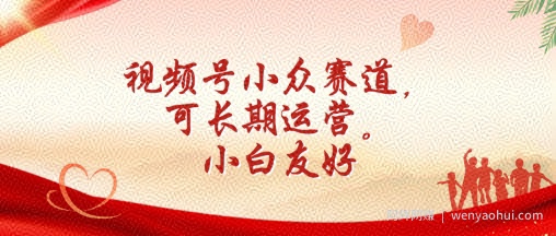 视频号小众赛道，可长期运营，小白友好【揭秘】