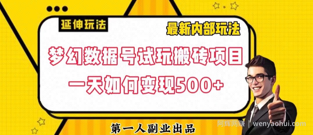 数据号回归玩法游戏试玩搬砖项目再创日入500+【揭秘】